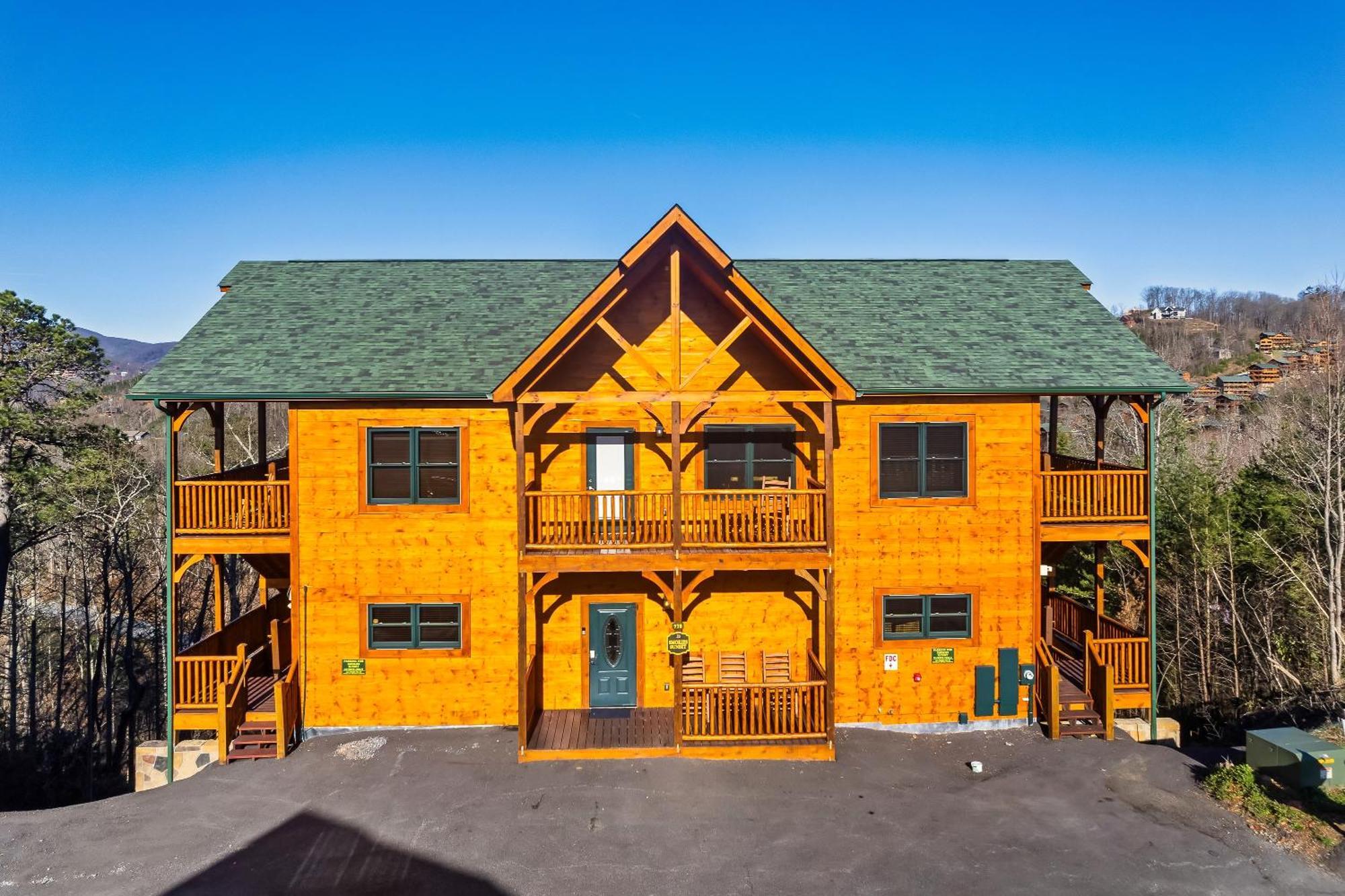 Full Equipped Cabin With A Pool And Game Room Smokies Views Гатлинбург Экстерьер фото