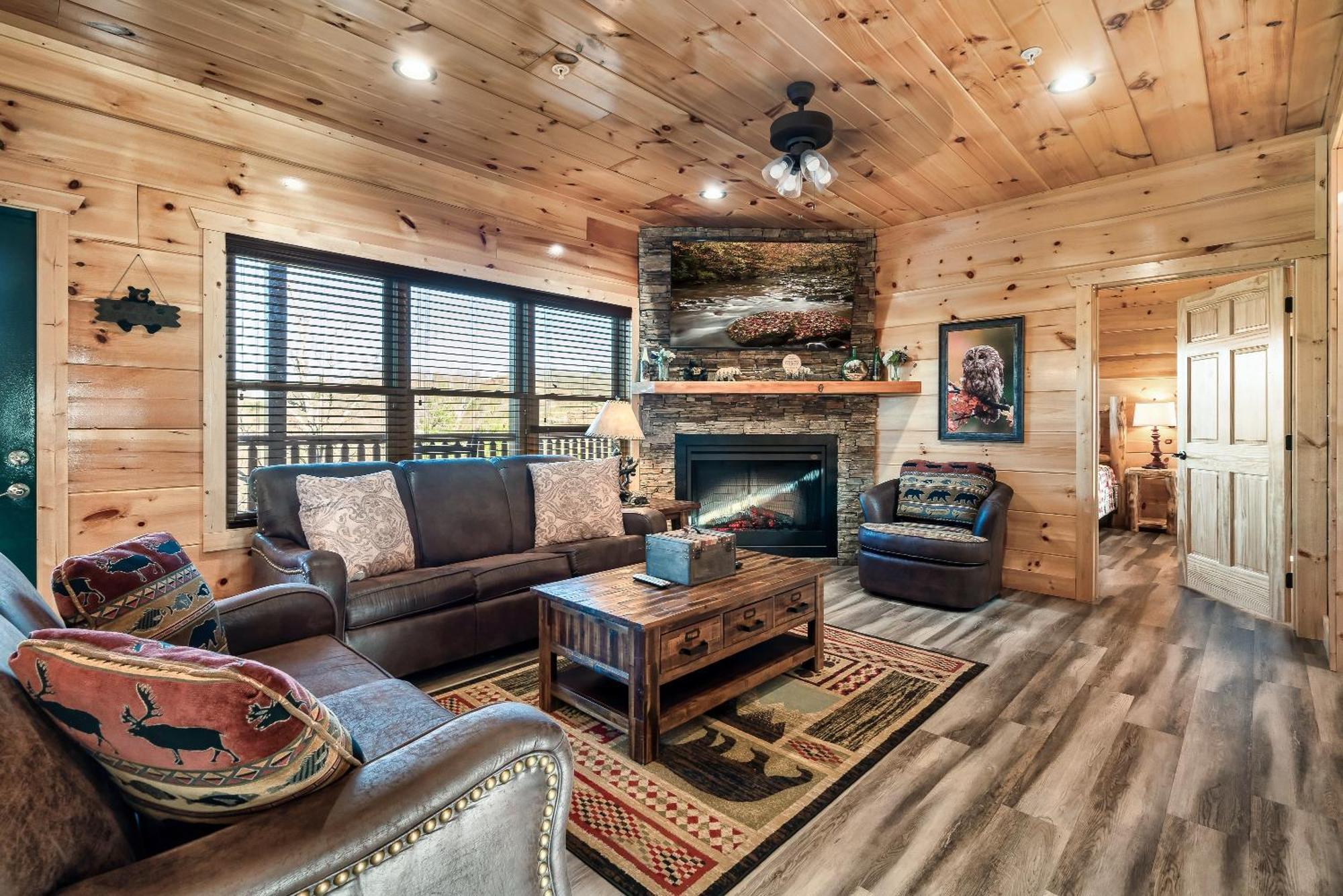 Full Equipped Cabin With A Pool And Game Room Smokies Views Гатлинбург Экстерьер фото