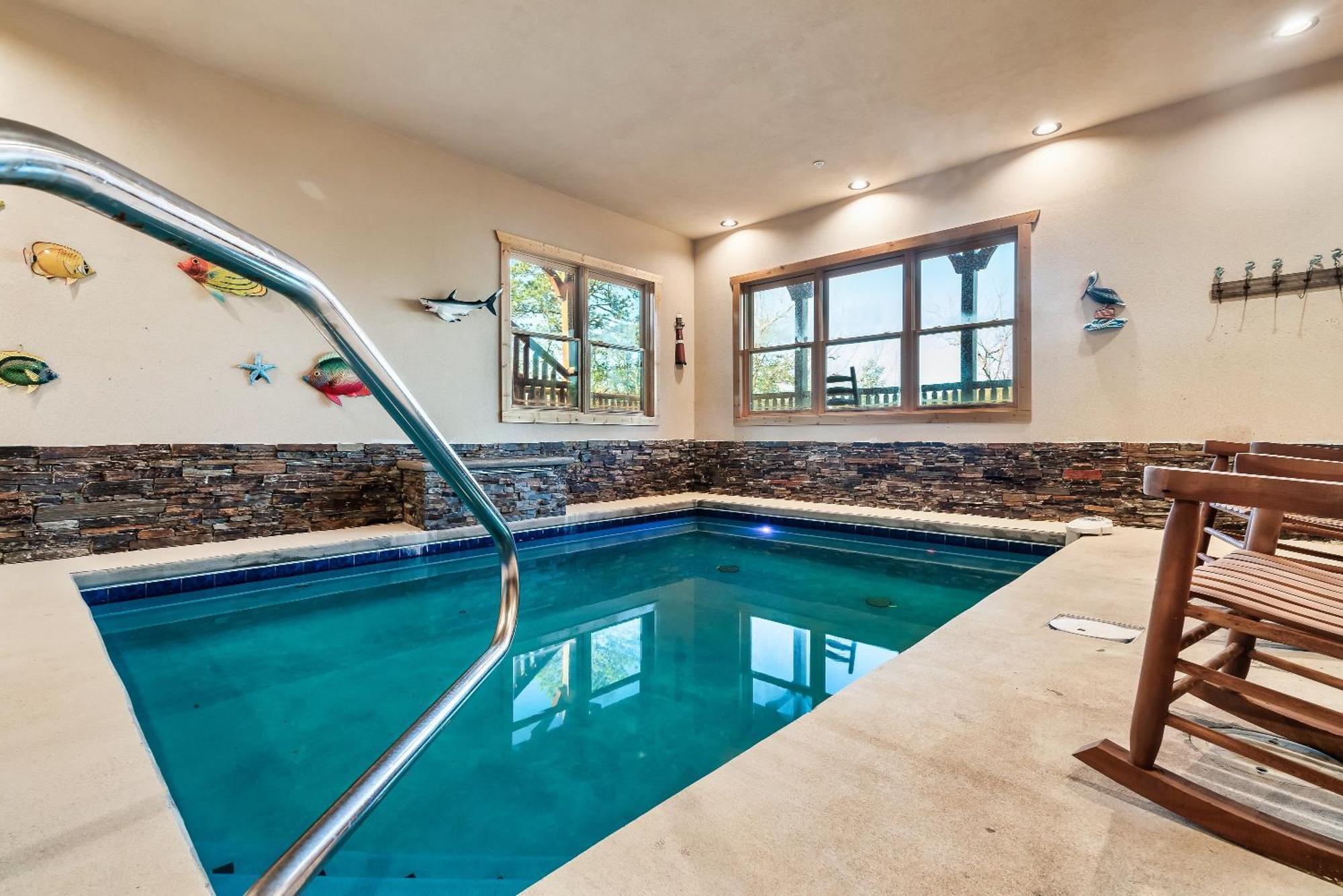 Full Equipped Cabin With A Pool And Game Room Smokies Views Гатлинбург Экстерьер фото